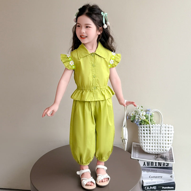 Children's Summer Suits Super Beautiful Clothes Thin Fashionable Children's Suit
