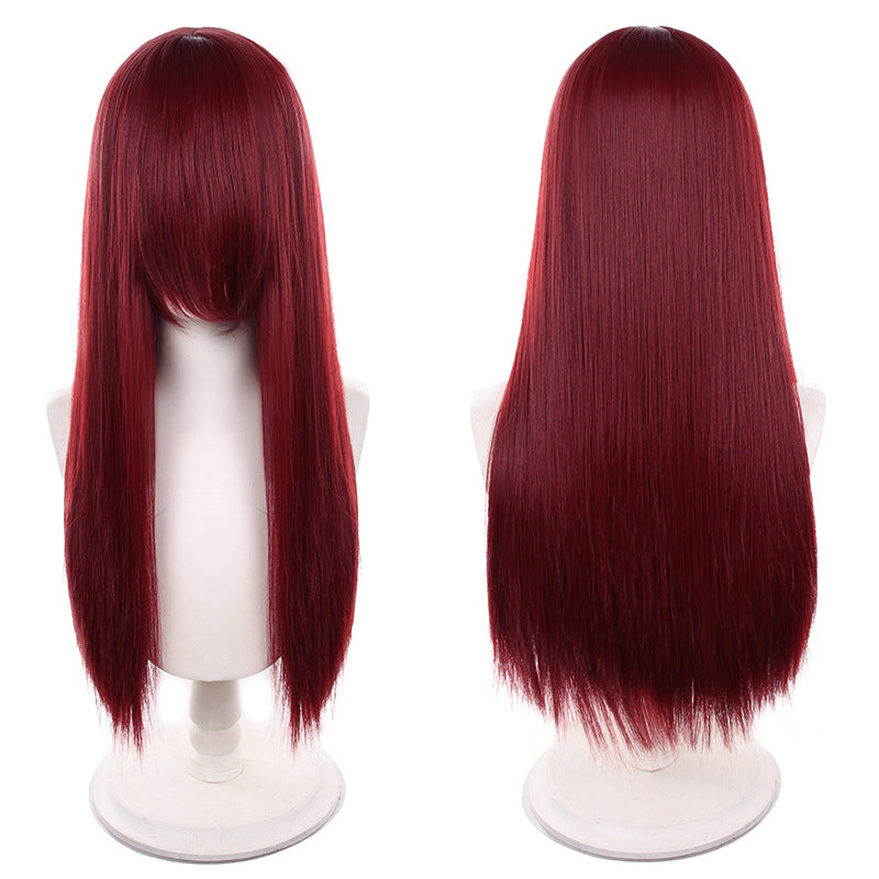 Popular Universal Long Straight Weight Scalp Cos Wig