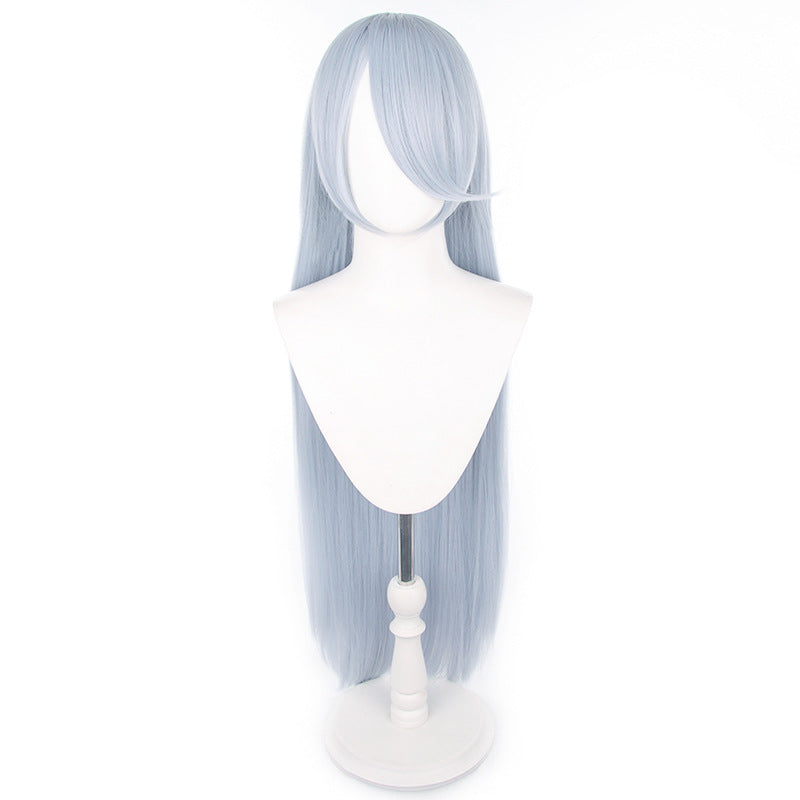 Universal Anime Long Straight Hair Mao Style Fiber Cos Wig