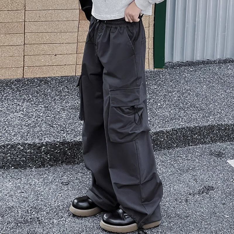 Children's Autumn Clothing Straight Casual Black Sports Children's Pants