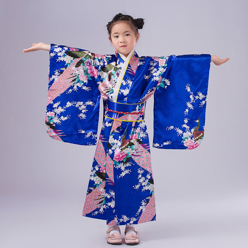 Women's & Children's Clothing Performance Printing Bathrobe Nightgown Primary Children's Suit