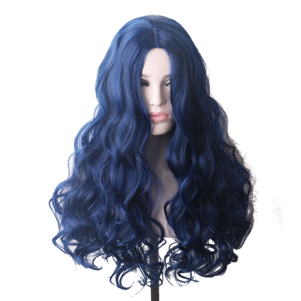 Universal Medium Curly Hair Big Wave Wig Long Curls