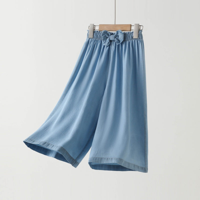 Children's Medium Big Machete Washed Jeans Casual Children's Pants