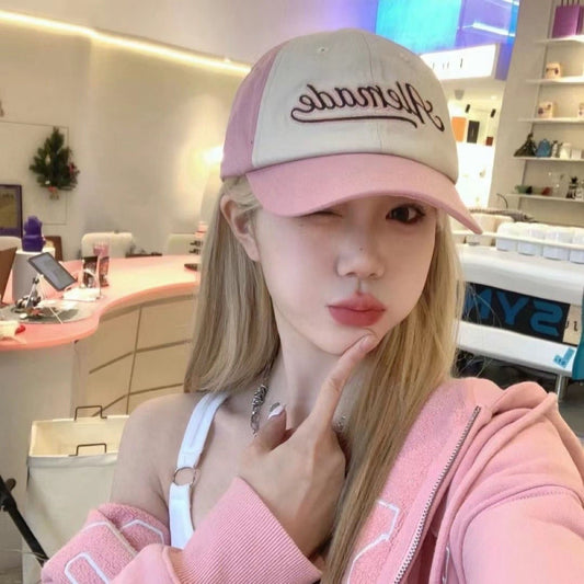 Hat One Hair Baseball Cap Artificial Fashion Natural Long Straight Wig