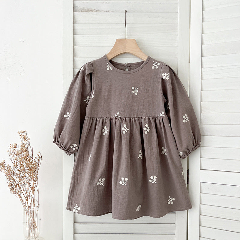 Long Sleeve Rompers Romper Sisters Outfit Children's Dress