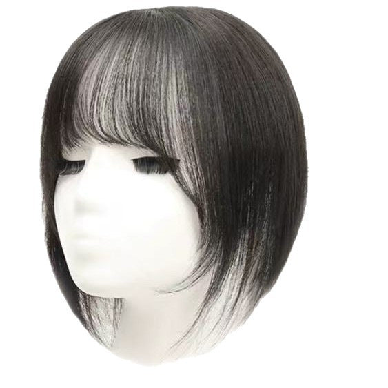 Head Hair Supplementing Piece Female Real Natural Seamless Cover Forehead Wig