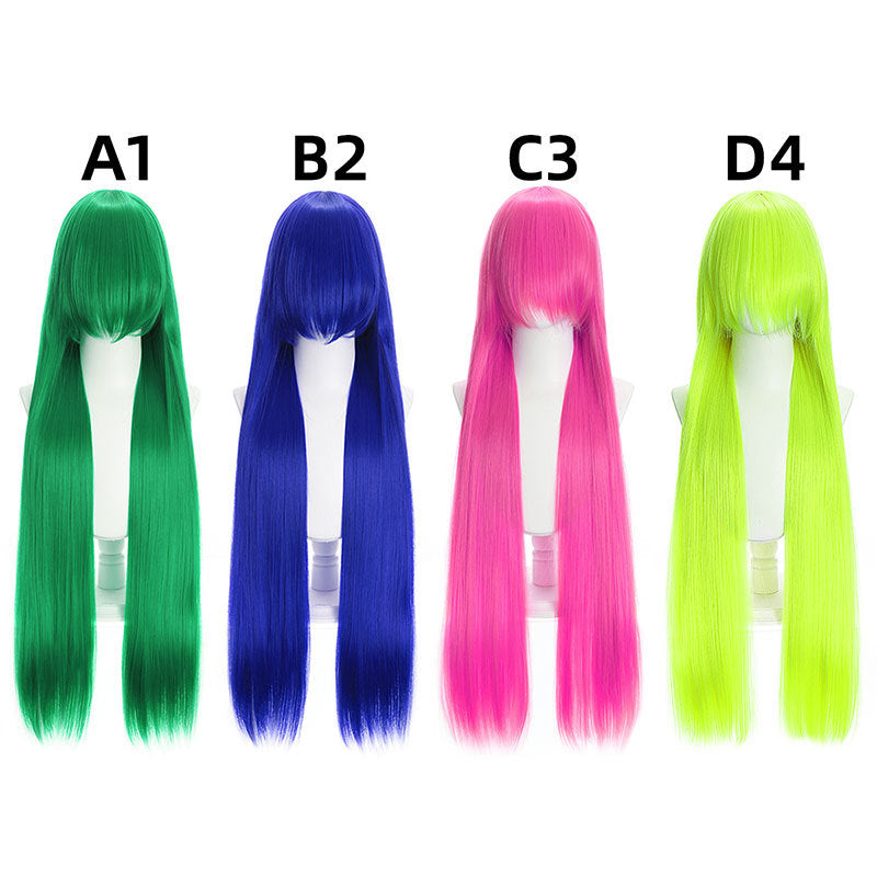 Women's & Men's Universal Color Hair Mao Shape Long Straight Wig