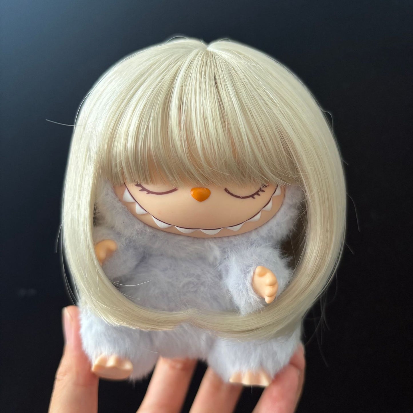 Soft Silk Automobiles Curtain Cloth Sheath Cute Cos Wig
