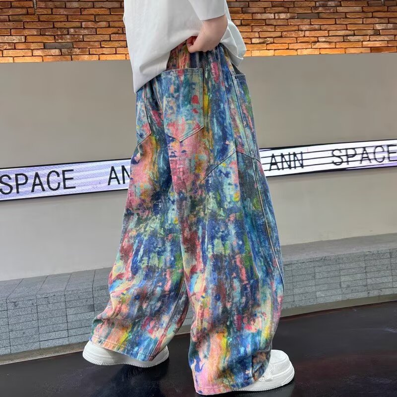 Boys Spring Clothing Wear Casual Trousers Fried Street Children's Pants