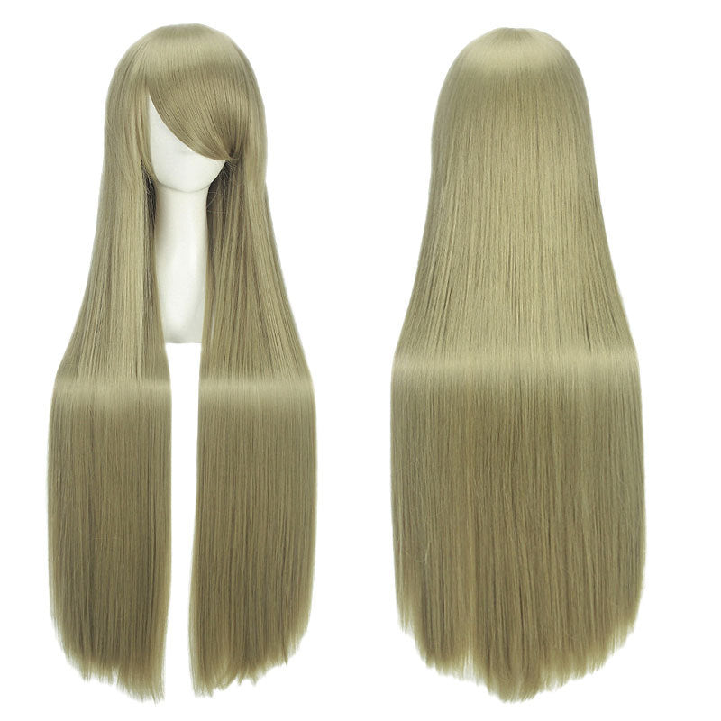Classic Universal Color Hair Anime Fiber Long Straight Wig