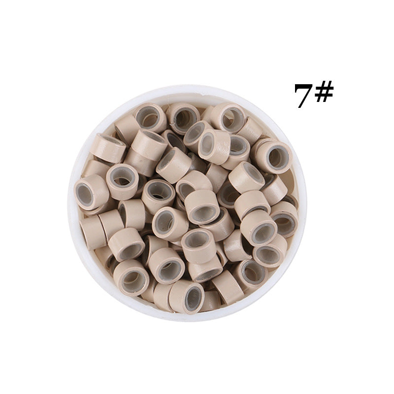 Hair Extension Ring Aluminum Silicone Buckle Tools Other Wig