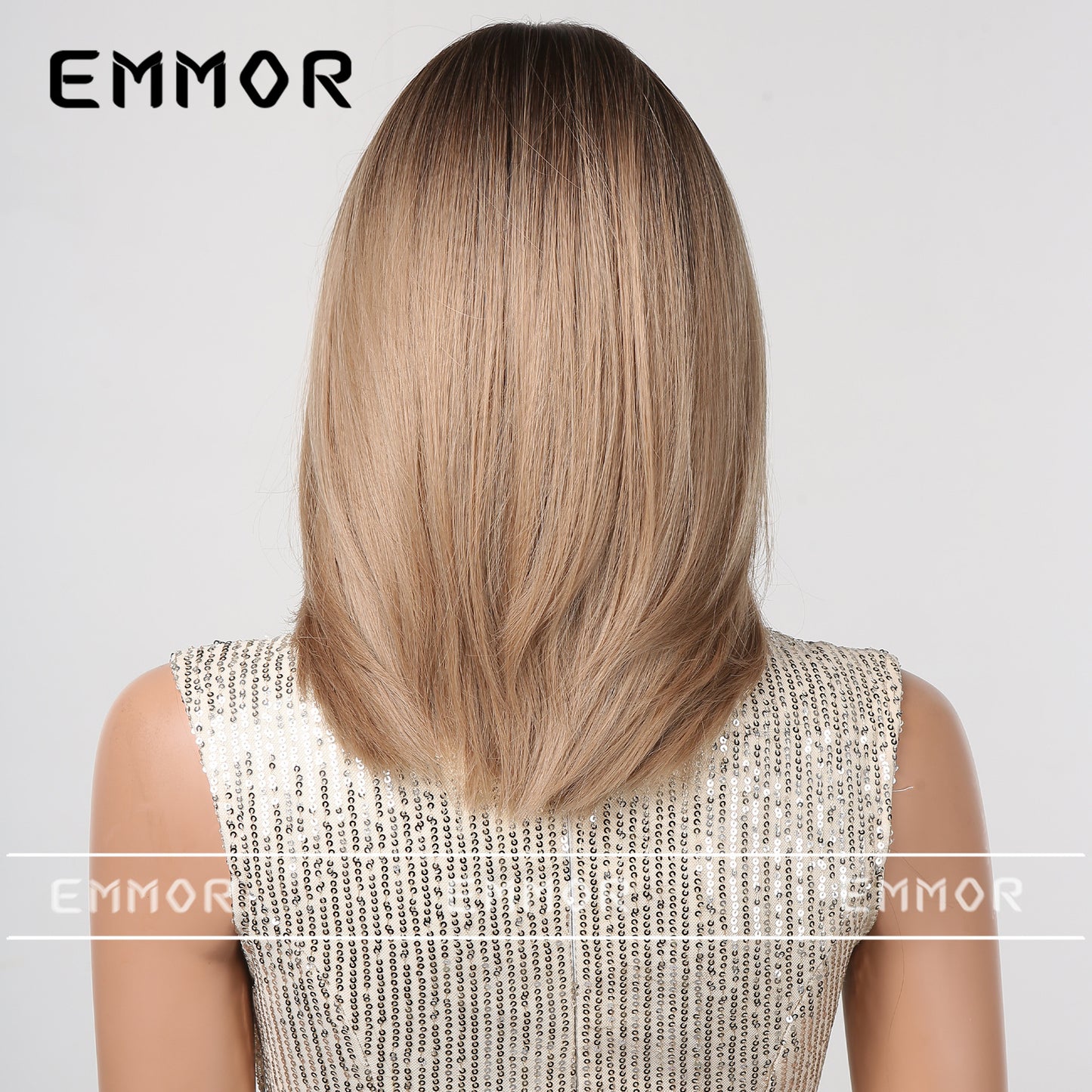 Shelf Bangs Layered Brown Collarbone Length Haircut Micro Volume Wig Short Curly Hair