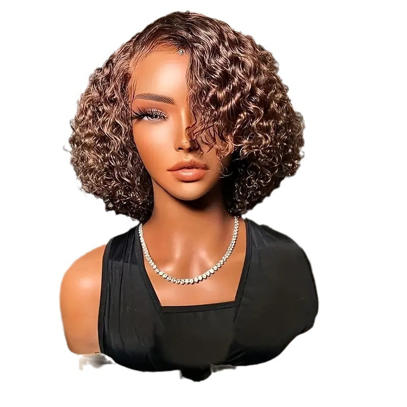 Women's Wigs With Small Fashion Front Lace Wig Short Curly Hair