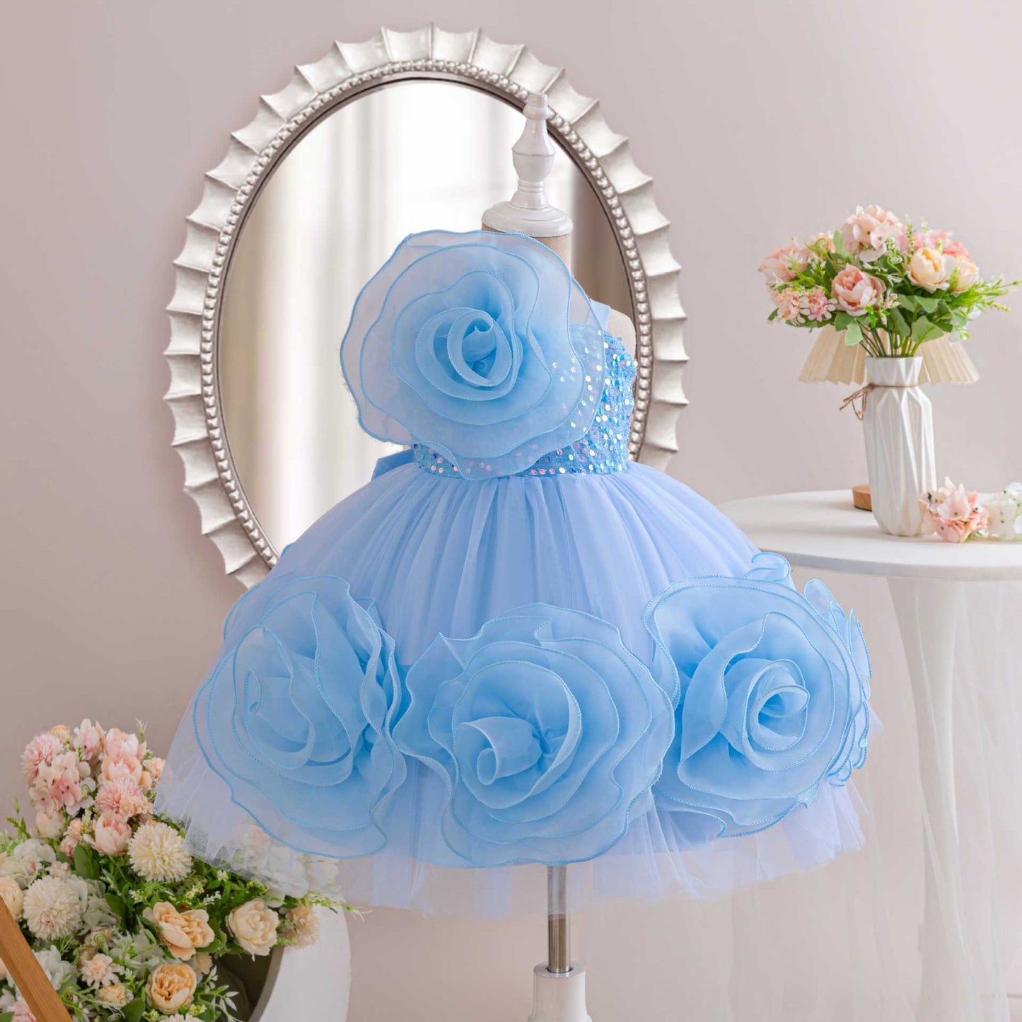 Children's Bud Host Costume For Piano Performance Children's Dress
