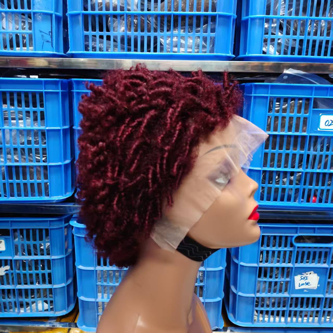 Casual Wigs Afro Kinky African Human Wig Short Curly Hair