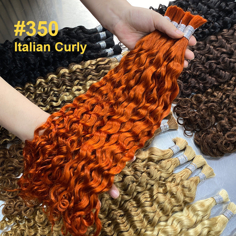 Durable Pretty Human Bulk Color Band Real Hair Wig
