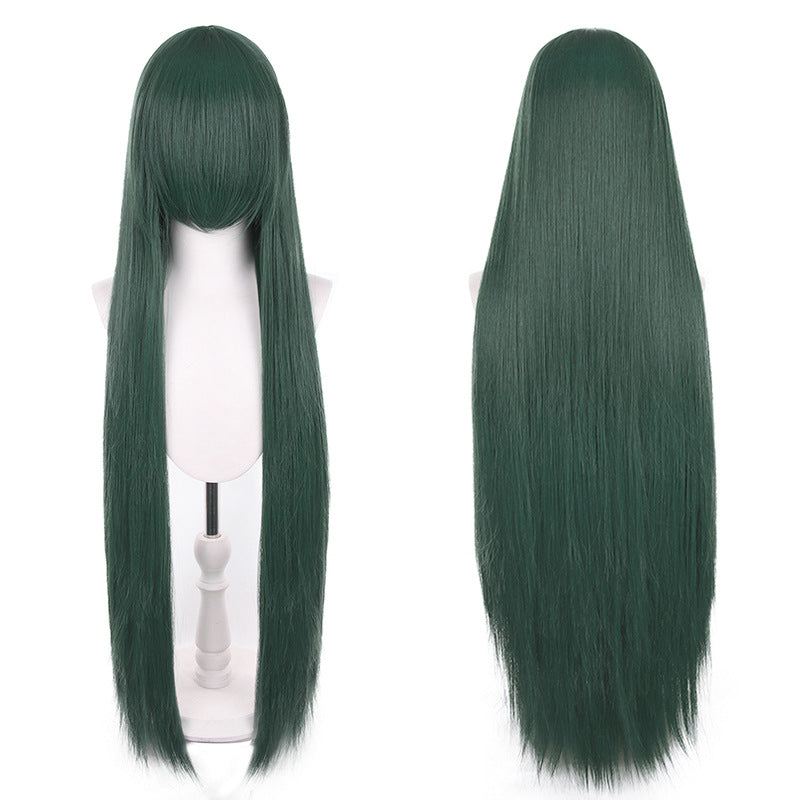 Mao Style Universal Scalp Head Long Bangs Cos Wig