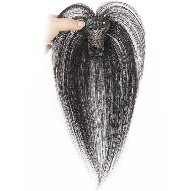Replacement All Real High Skull Increase Cover Wig Bangs