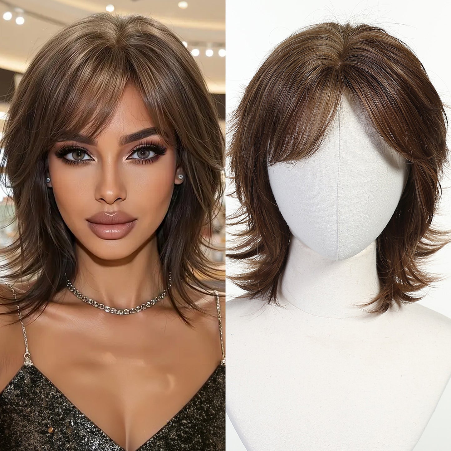 High Level Wolf Tail Neutral Trendy Short Anchovy Head Chemical Cos Wig