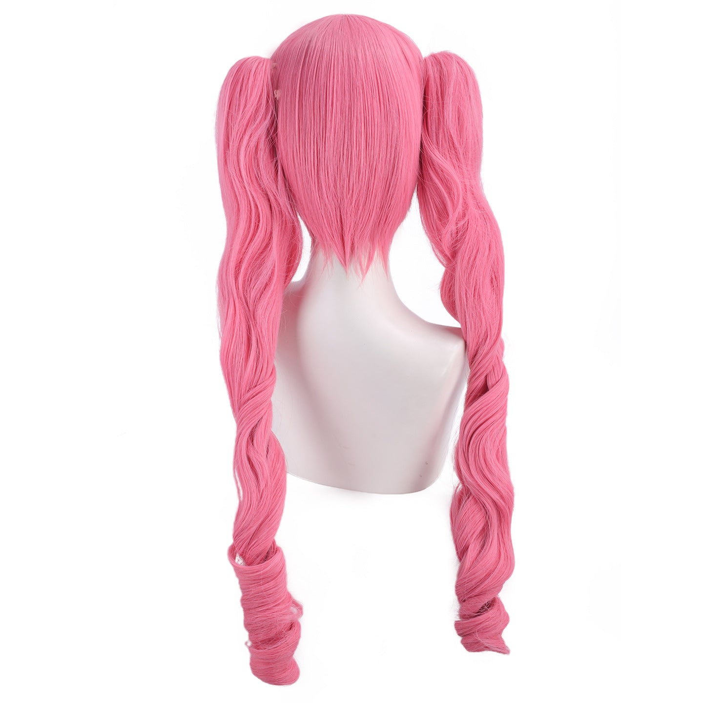 Piece Ghost Princess Pink Double Curl Cos Wig