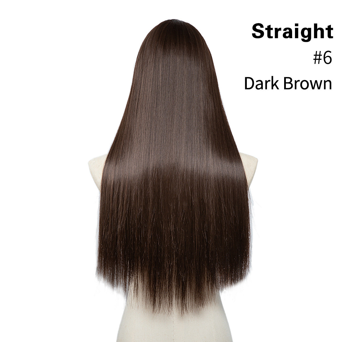 Female Chemical Fiber Simulation U-shaped Half Headgear Seamless Wig