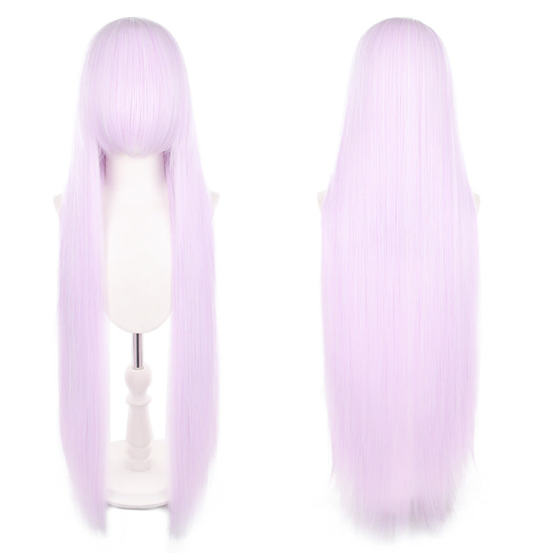 Mao Style Universal Scalp Head Long Bangs Cos Wig