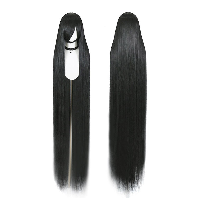 Five Corn Stigma Universal Curly Hair Bangs Optional Colorful Long Straight Wig