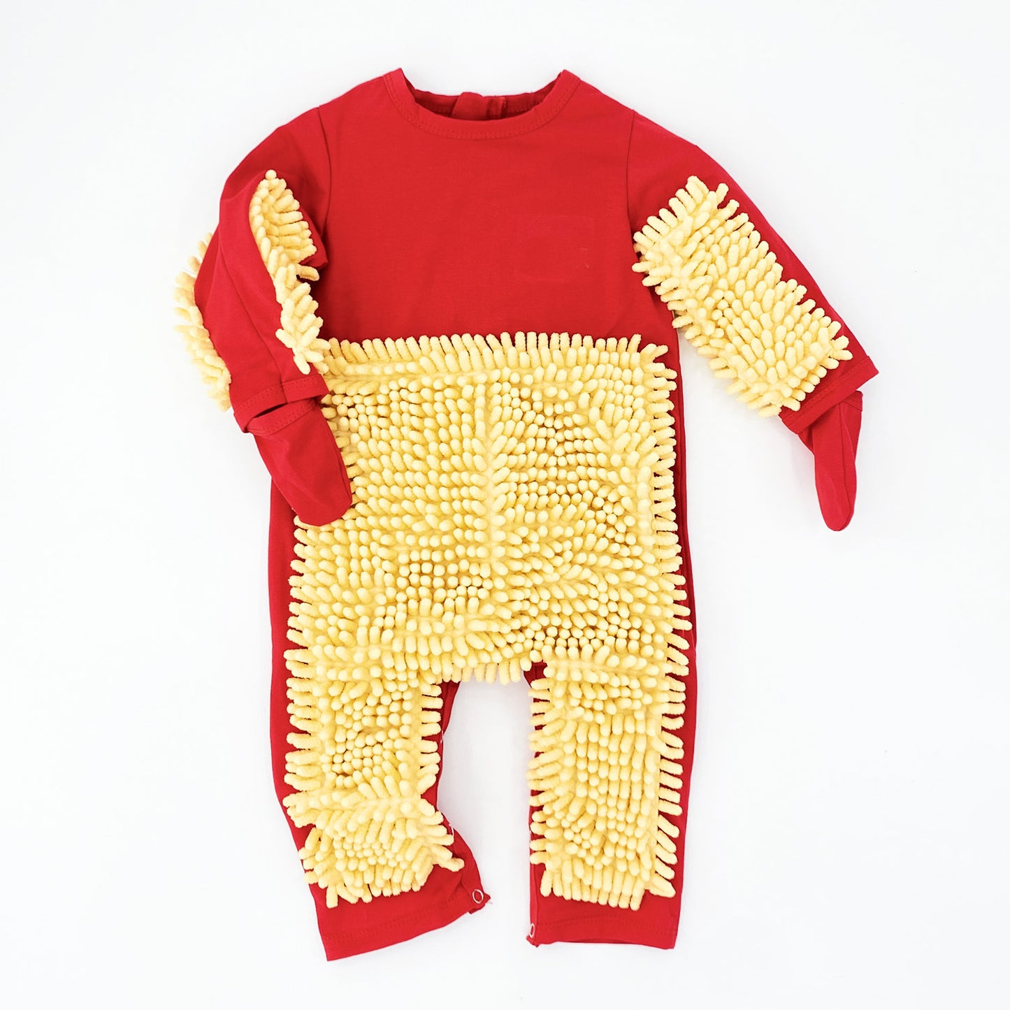 Mop Man Crawling Jumpsuit Zipper Overclothes Jumpsuit, Climbing Suit