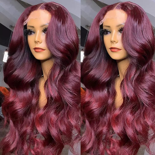 Women's Fashion Front Lace Big Wave Curly Hair Wig Long Curls