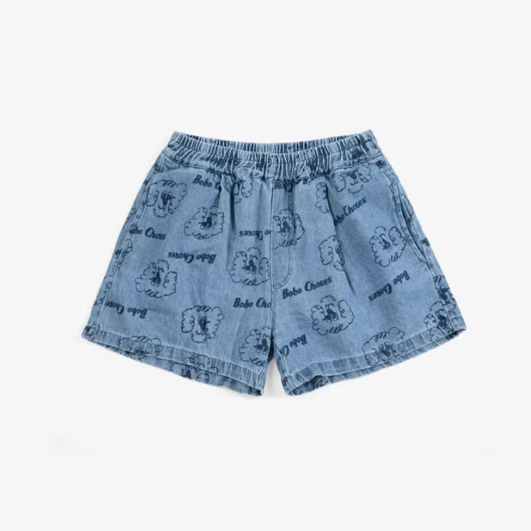 Children's Shorts Full Spring Series Printed Children's Pants