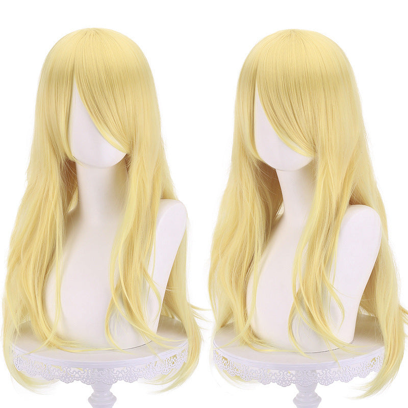 Anime Universal Long Curly Hair Micro Cos Wig