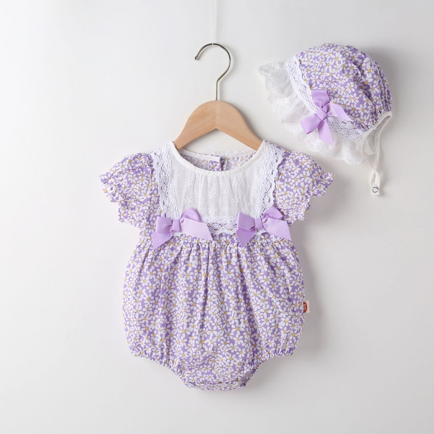 Printed Hood Triangle Rompers Born Th Day Jumpsuit, Climbing Suit