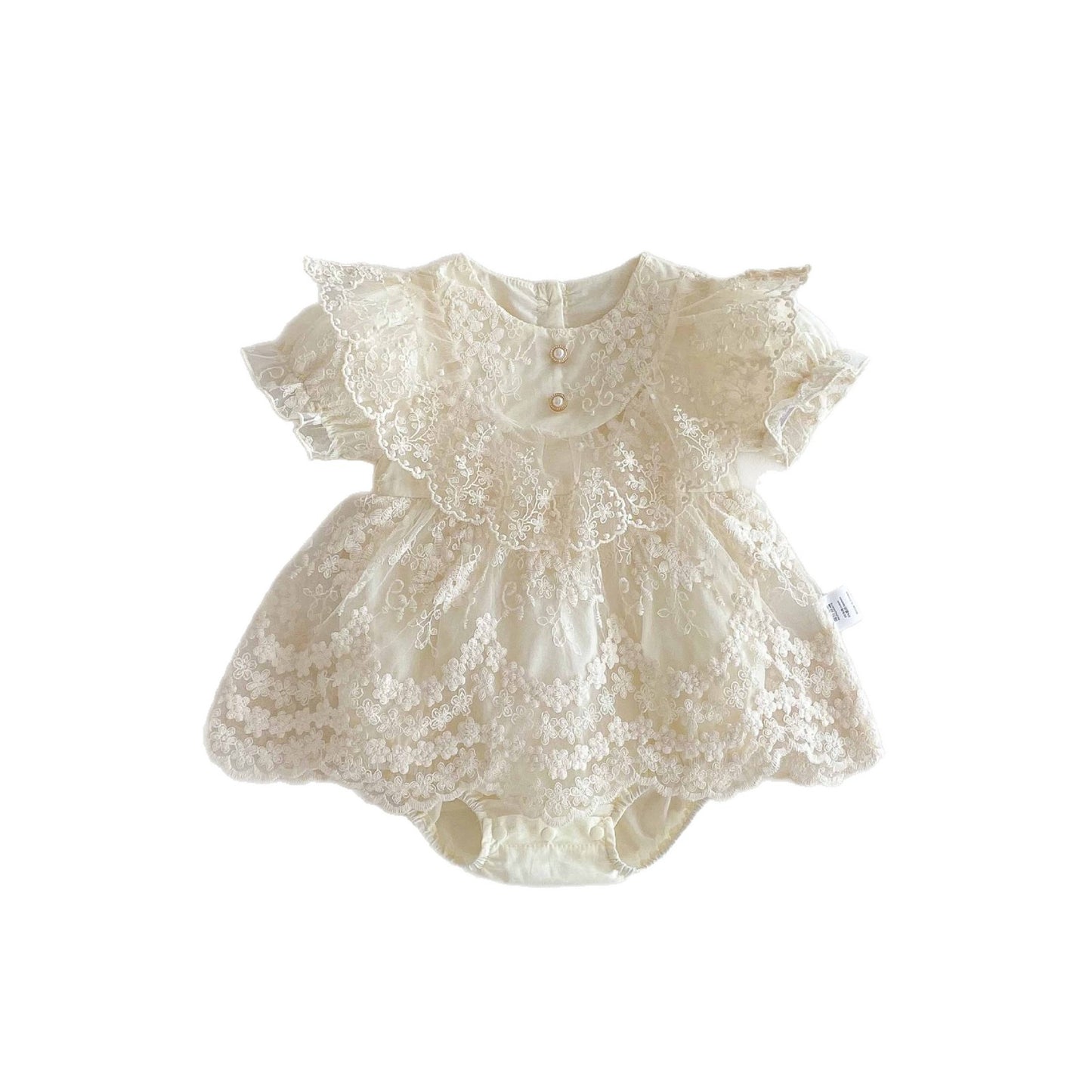 Babies Summer Thin Princess Gown One Jumpsuit, Climbing Suit