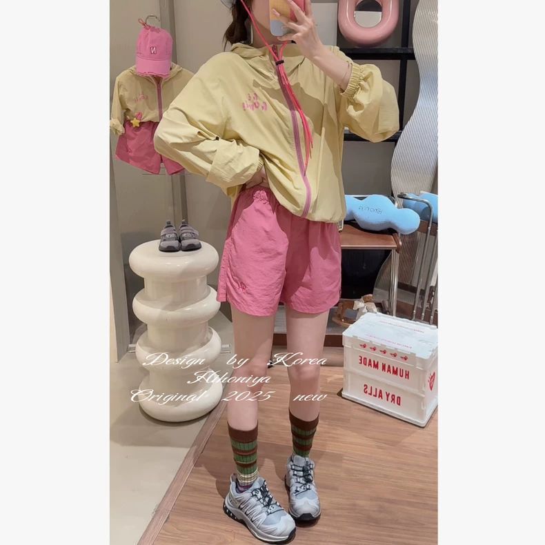 Children's Style Fashionable Clothing Summer Solid Color Sports Sun Protection Children's Pants