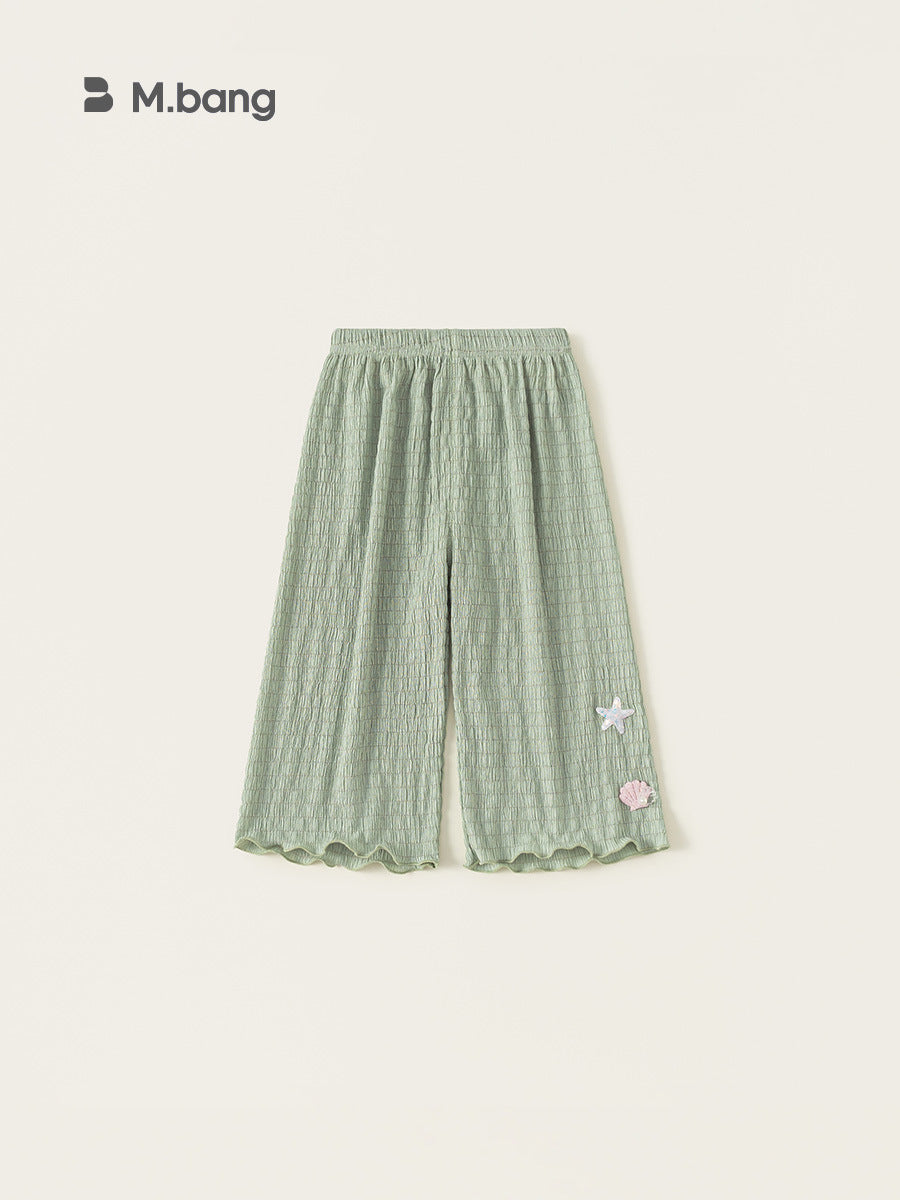 Children's Trousers Summer Thin Seaside Holiday Solid Color Children's Pants