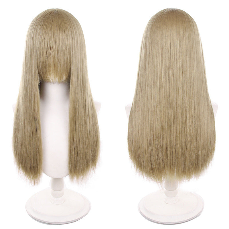 Popular Universal Long Straight Weight Scalp Cos Wig