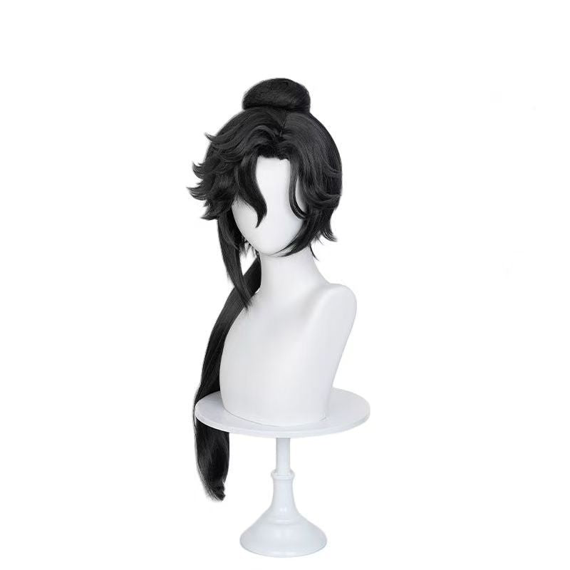 King Glory Sun Quan Simulation Human Scalp Top Cos Wig