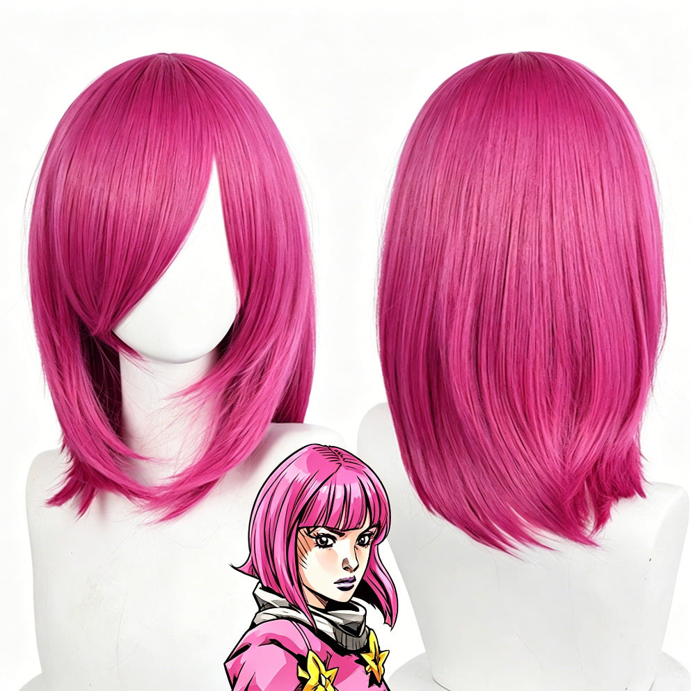Adventure Rose Red Air Universal Short Cos Wig
