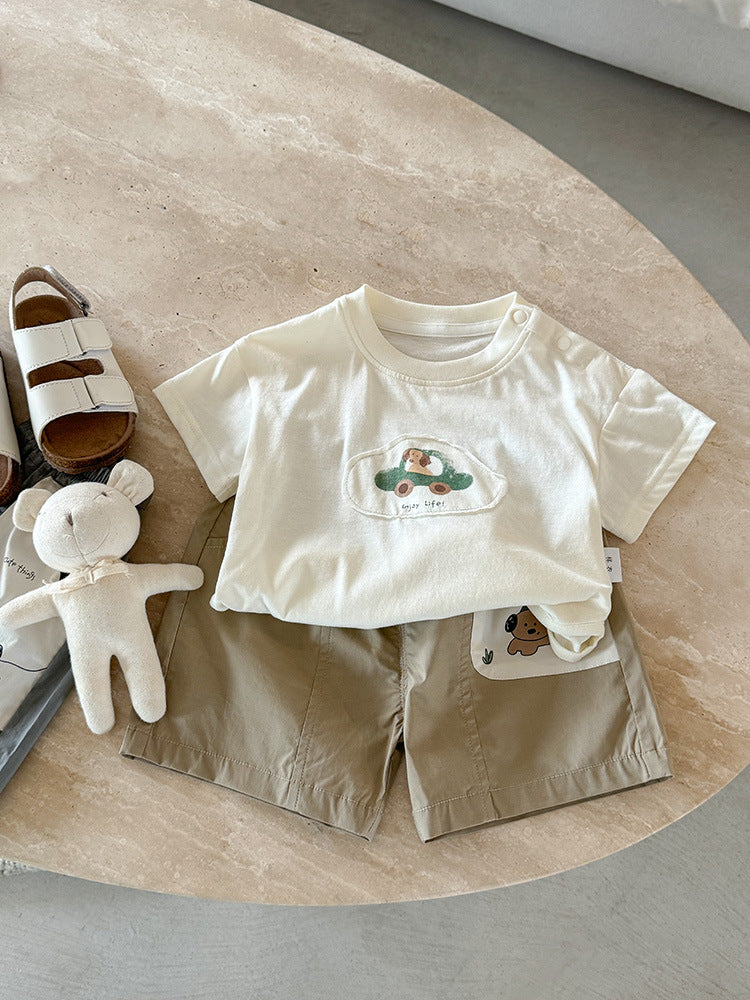 Children's Shorts Summer Thin Boy Clothing Outerwear Children's Pants