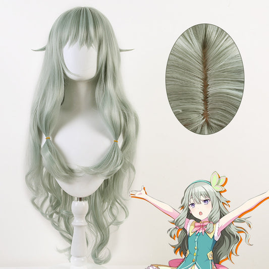 Slouchy World Plan Colorful Stage Grass Cos Wig