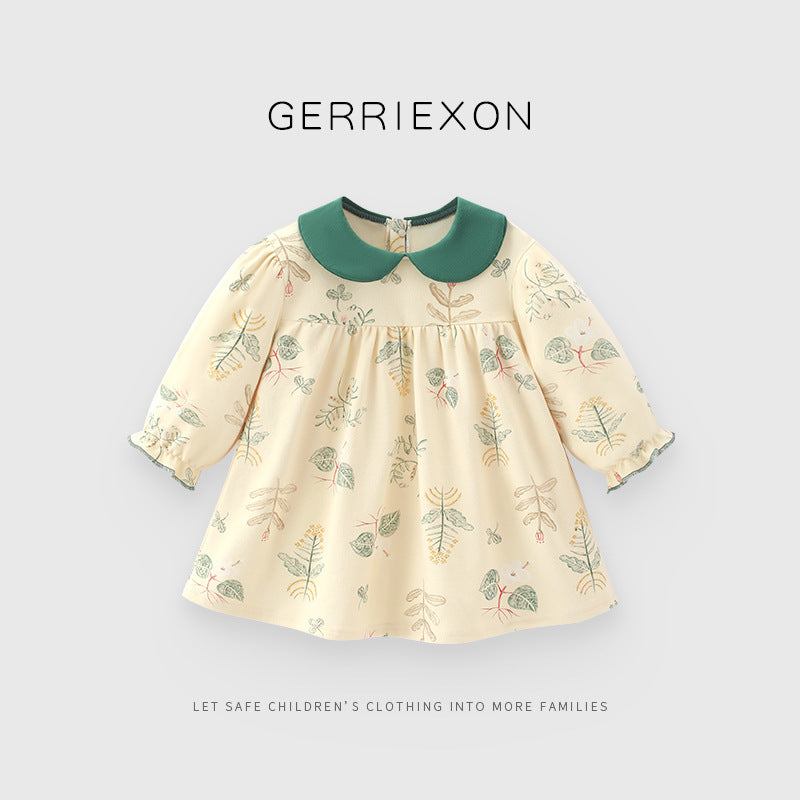 Purified Cotton Clothes For Babies Princess Children's Dress