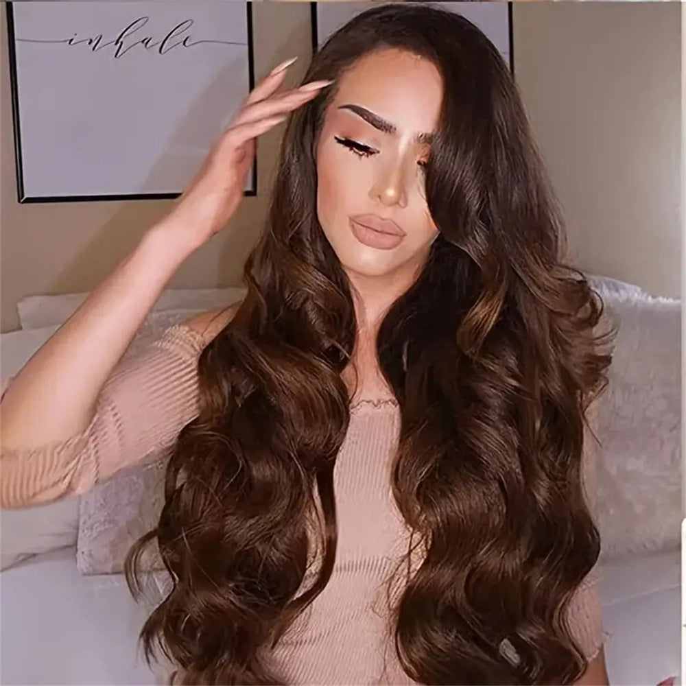 Universal Medium Curly Hair Big Wave Wig Long Curls