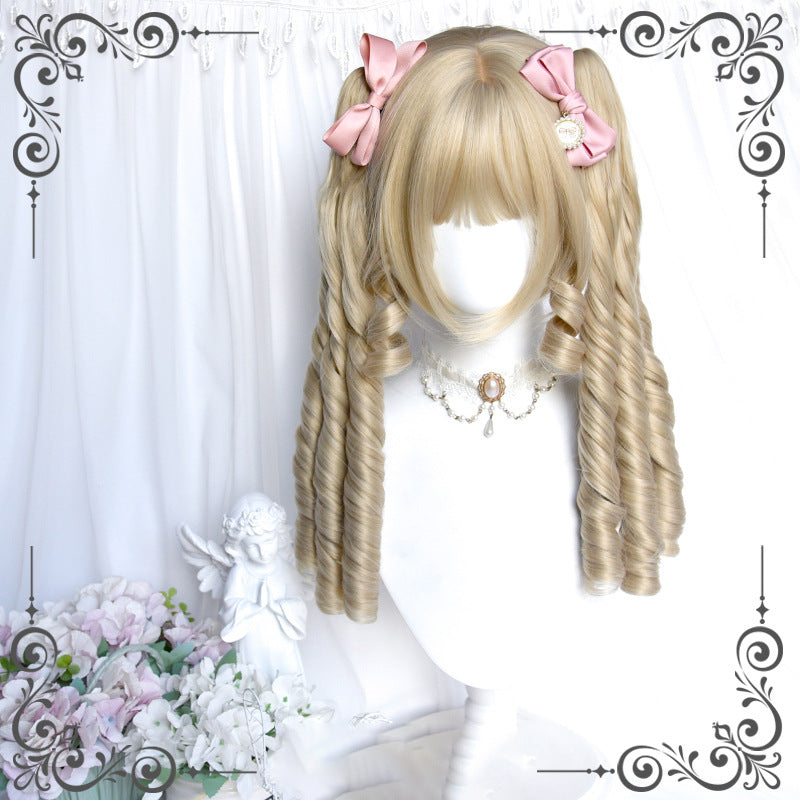 Dream Golden Roman Roll Grip Pairs Ponytail Cos Wig