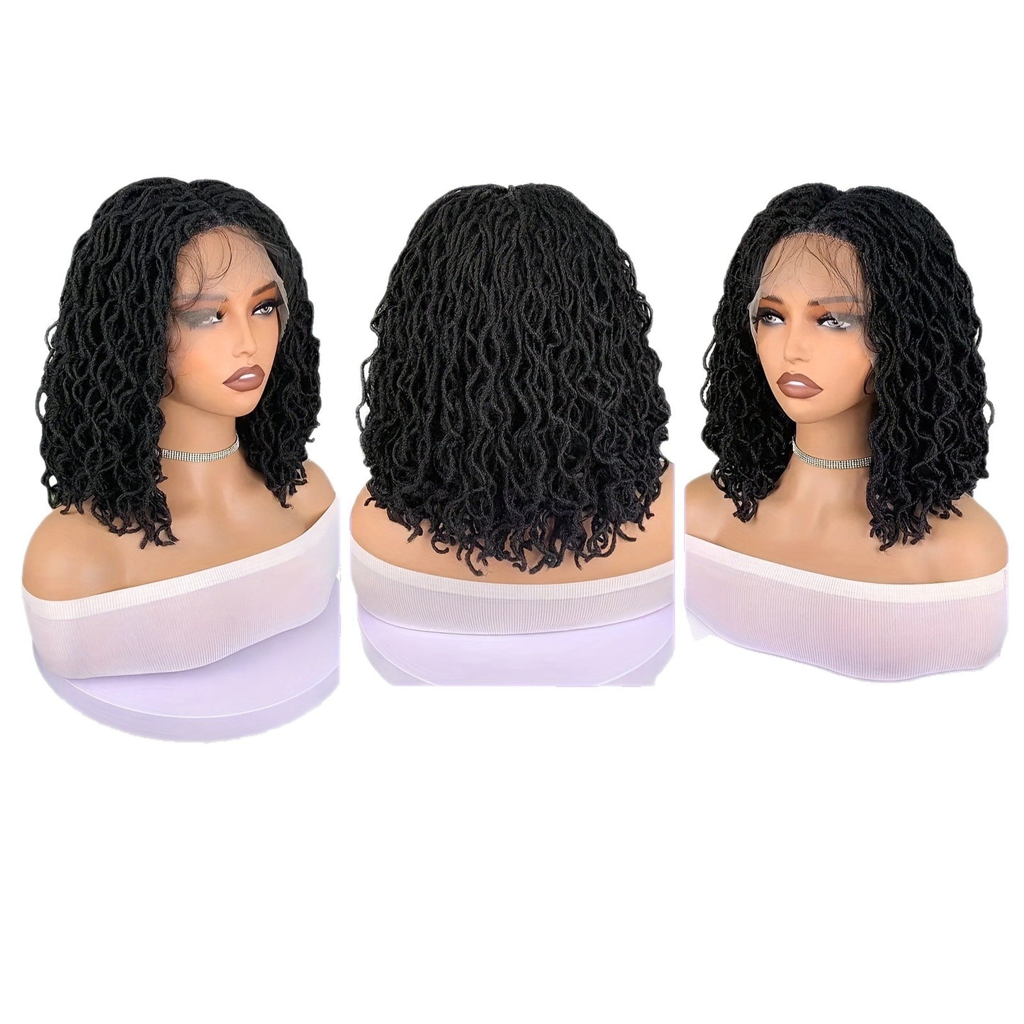 Chemical Fiber Small Roll African Dirty Wig Short Curly Hair