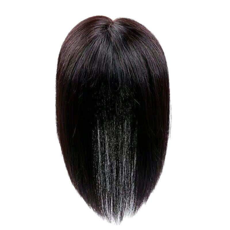 Women's Head Replacement Real Human Invisible Delivery Needle Sewing Wig