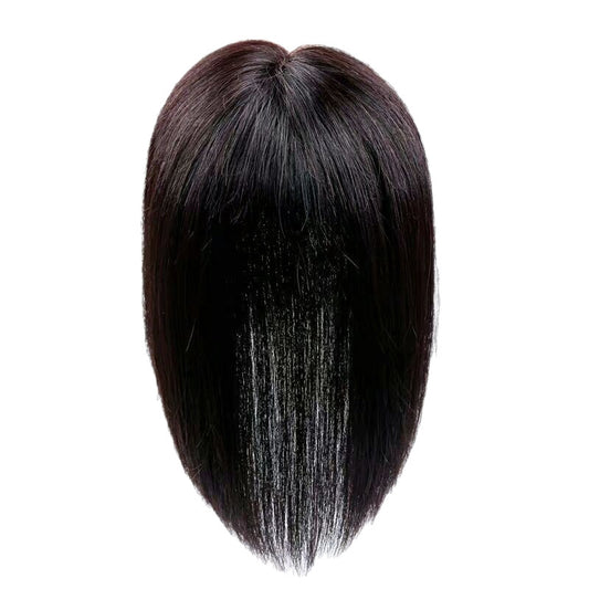 Women's Head Replacement Real Human Invisible Delivery Needle Sewing Wig