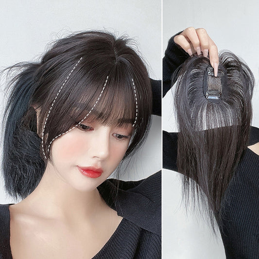 Real Hair Air Natural Forehead Set Wig Bangs