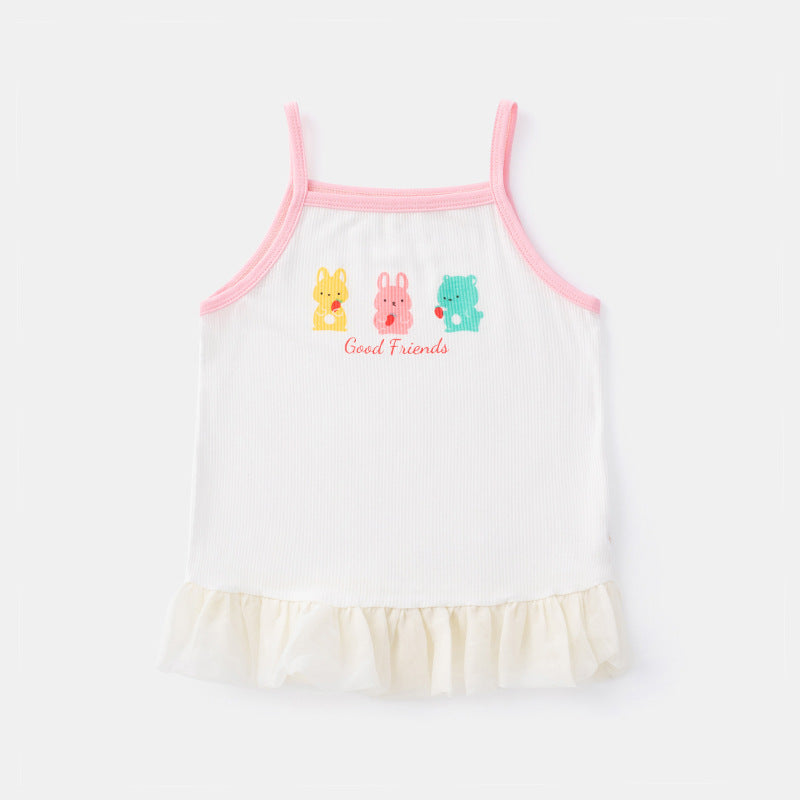 Cartoon Anti Mosquito Casual Outer Wear Trousers Pajama Korean Children's Pants