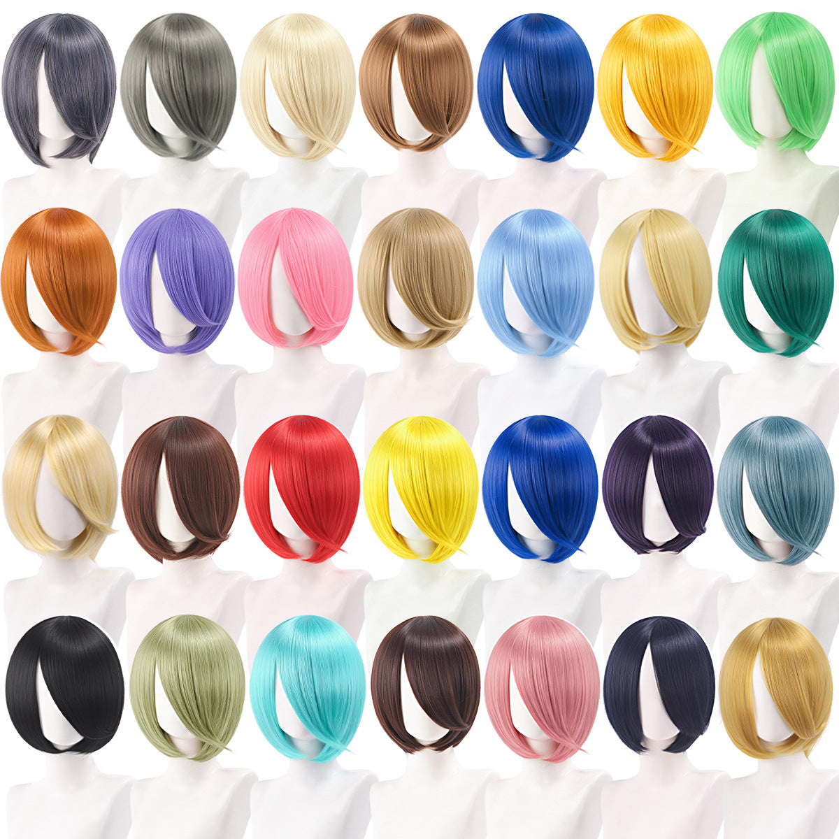 Main Short Hair Thickened Colorful Headgear Cos Wig