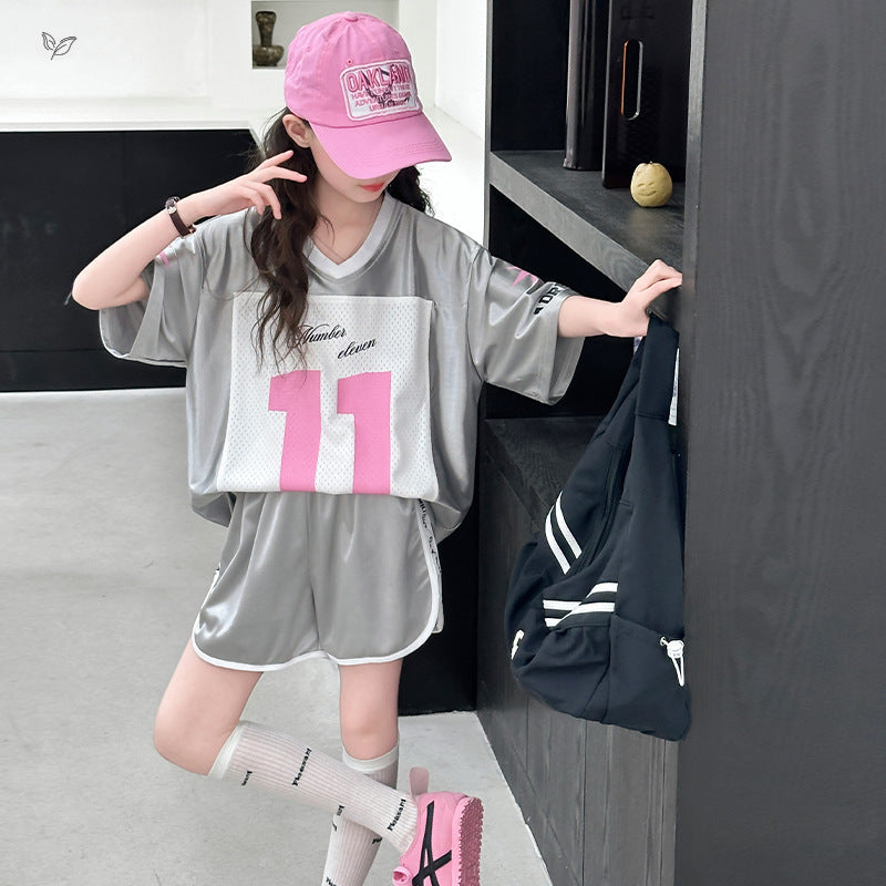 The Big American Letter Short Sleeve Children's Suit